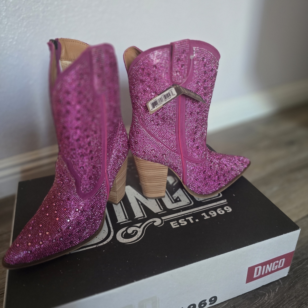 Dingo Neon Moon Cowboy Boots - Picture 5 of 8